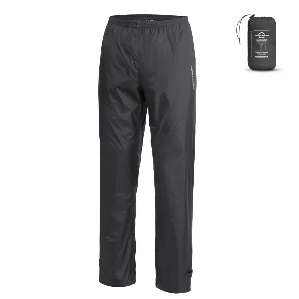  Hose PENTAGON CLOUDBURST PACKABLE UNISEX RAIN PANTS K07021 SCHWARZ 