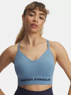 Damen-BH UNDER ARMOUR VANISH SEAMLESS LOW BRA 1384417-418 BLAU