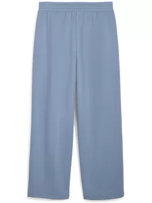 Damen PUMA ESS NATURE 2 0 COMFORT LOGO STRAIGHT PANTS FL OP 68808134 COOL BLAU