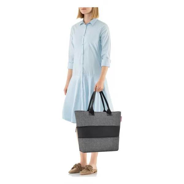  Handtasche REISENTHEL SHOPPER E1 TWIST SILBER 