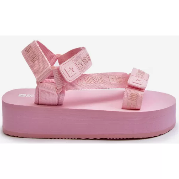  Damen-Plateausandalen BIG STAR NN274A041 ROSA Big Star Shoes 