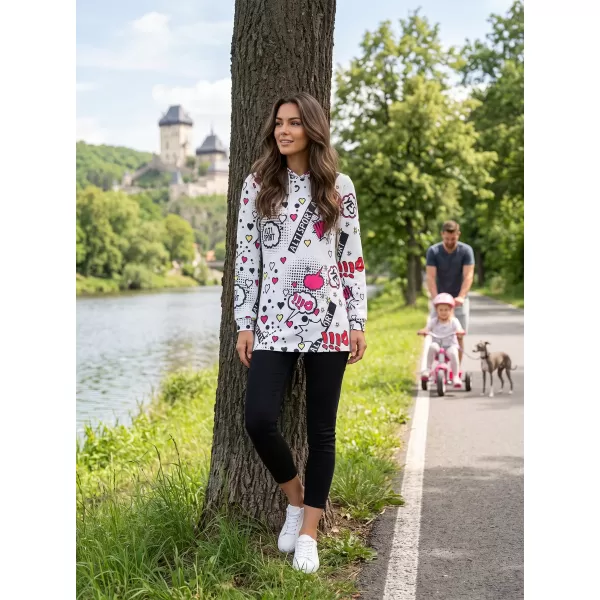  Damen-Sweatshirt ALTISPORT GITA WEIß 