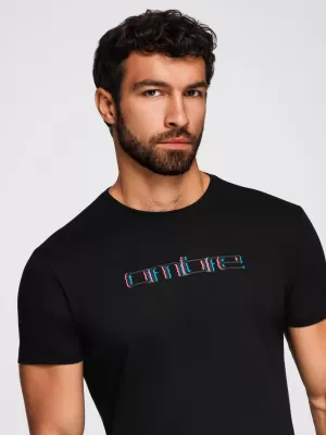 Hemd OMBRE OM-TSPT-0248 SCHWARZ