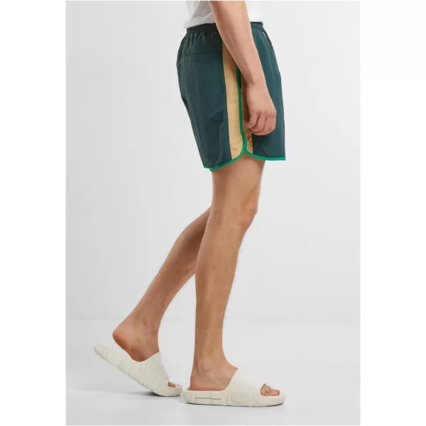  Badeshorts für Herren URBAN CLASSICS TB7348 FLASCHENGRÜN 