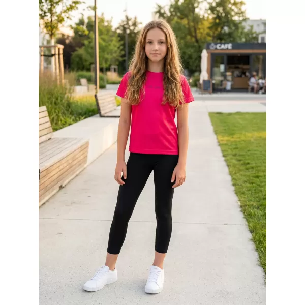 Funktionaler t -Shirt -Prämie von Kindern ALTISPORT VOJ/ALK075TR01 LEUCHTEND ROT 