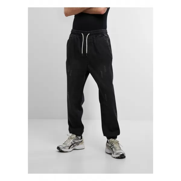  Herrenjeans URBAN CLASSICS TB7296 SCHWARZ GEWASCHEN 