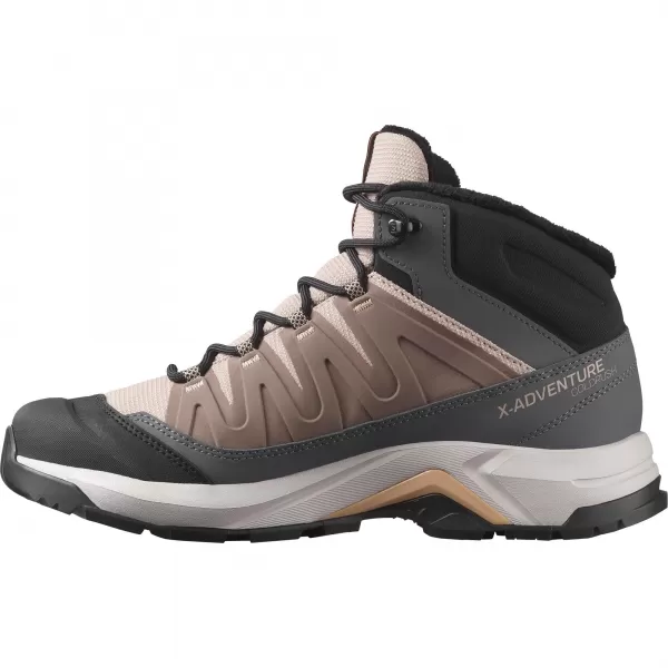  Damenschuhe SALOMON X-ADVENTURE COLDRUSH WATERPROOF W ETHEREA/EISEN/MAHAGONI-ROSE 