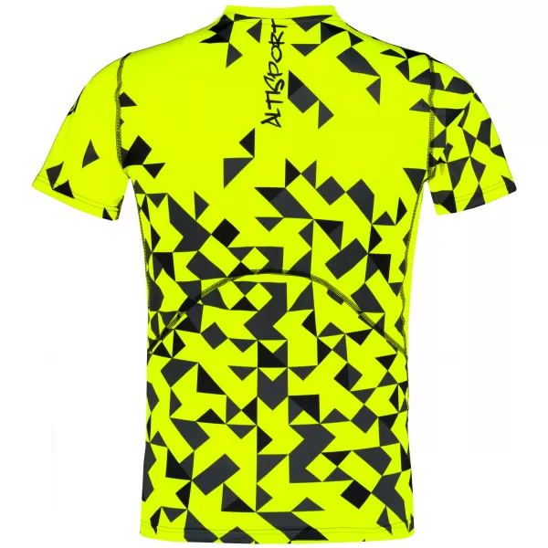  Funktionelle Kompression von Männern t -Shirt Premium ALTISPORT VOJ/ALM108TR04 NEON 