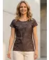 Damen Freizeitshirt Premium ALTISPORT VOJ/ALW084TR06 BRAUN
