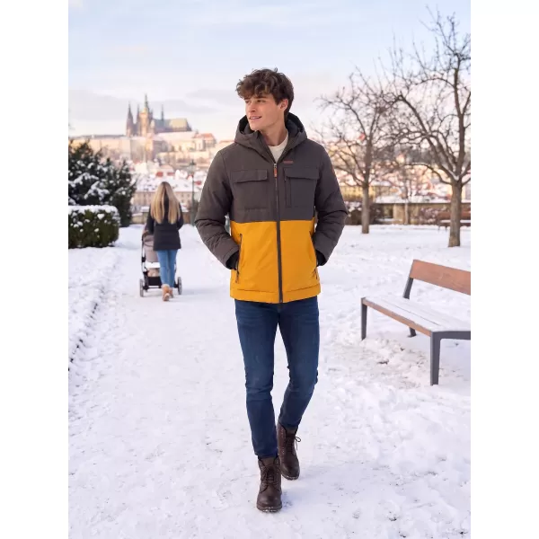  Herren-Winterjacke KIXMI VOLKER SENF 