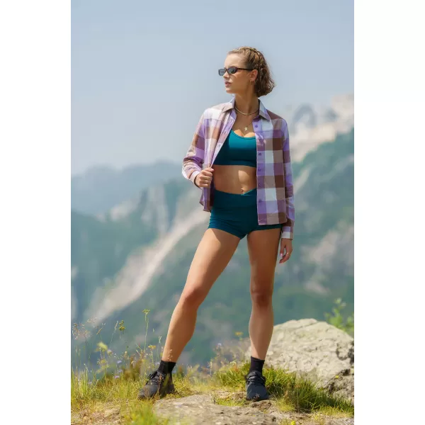  Frauenflanellhemd NORDBLANC HALCYON NBSSL8244 LILA 
