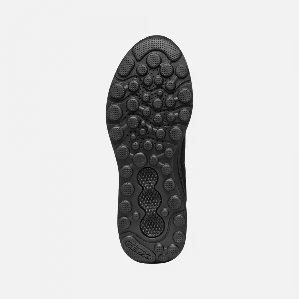  Herren-Sneaker GEOX SPHERICA ACTIF X1 G006837 SCHWARZ 