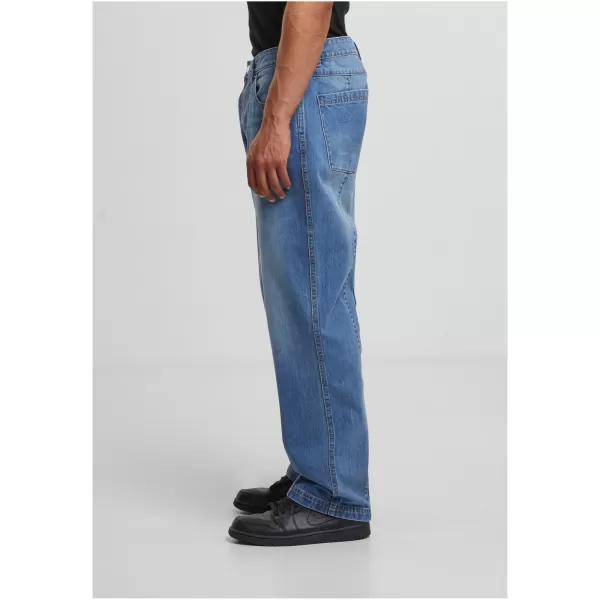  Herrenjeans URBAN CLASSICS TB7605 MITTELTIEFBLAU GEWASCHEN 