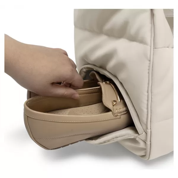  Tasche HEYS PUFFER DUFFEL CREMEFARBEN 