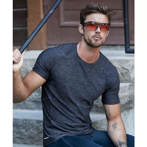  Herren-T-Shirt TEE JAYS | TJ 7020 MARINEBLAU MELIERT 