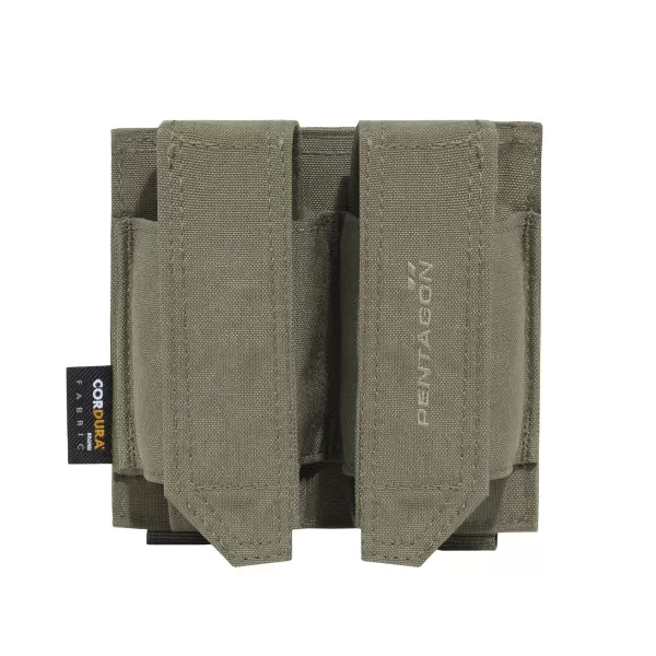  Gehäuse PENTAGON DOUBLE FB POUCH K17093 BRAUNGRAU 