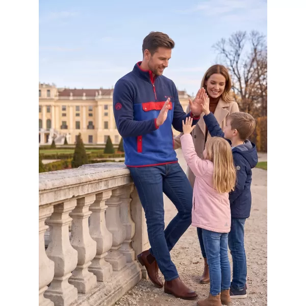  Fleece-Sweatshirt für Herren ALTISPORT GARM BLAU 
