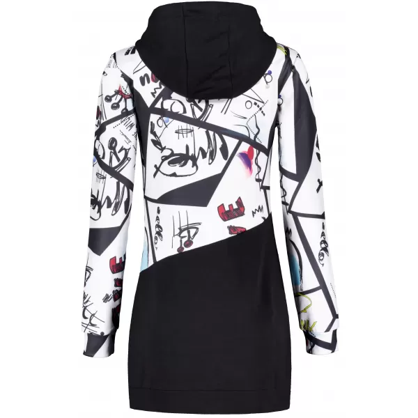  Damen-Sweatshirt KIXMI VONITA SCHWARZ/WEIß 