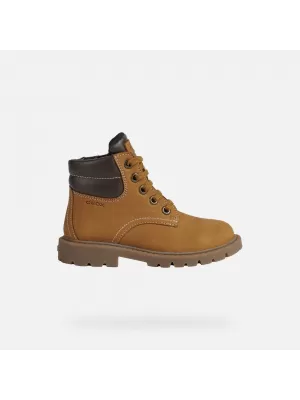 Stiefeletten für Jungen GEOX SHAYLAX J16FAB032BCC0930 HELLBRAUN