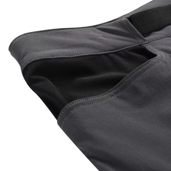  Softshellhose für Herren ALPINE PRO AKAN 2 DUNKELGRAU 
