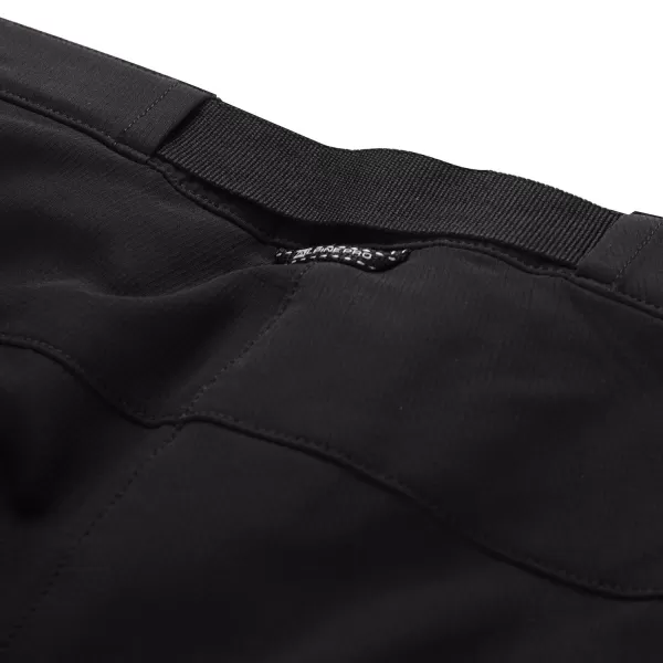  Frauen -Softshell -Hosen ALPINE PRO CORBA LPAF663 SCHWARZ 