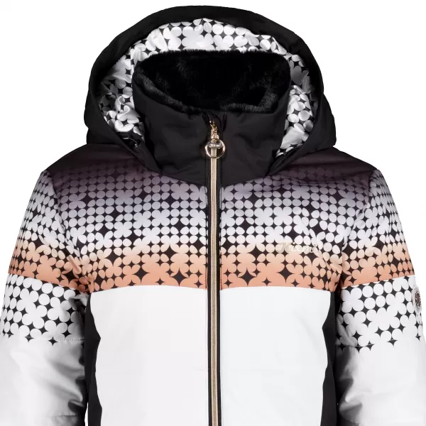  Winterjacke für Damen KIXMI VANIKA SCHWARZ/WEIß 
