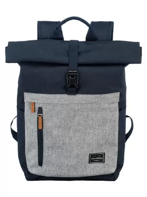 Rucksack TRAVELITE BASICS ROLL-UP BACKPACK MARINE/GRAU