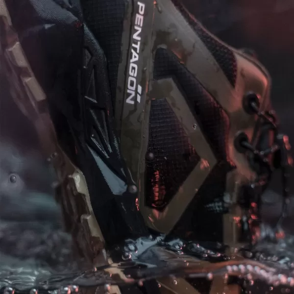  Stiefel PENTAGON KION WP TREKKING SHOES K15051 STEALTH-SCHWARZ 