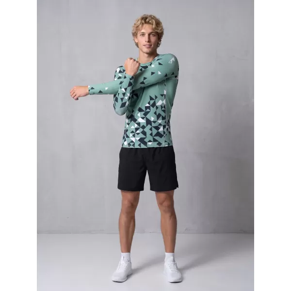  Hochwertiges funktionelles Kompressionsshirt für Herren ALTISPORT VOJ/ALM108TR03 MILITÄR 