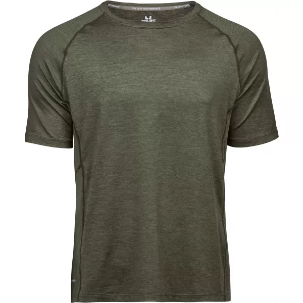  Herren-T-Shirt TEE JAYS | TJ 7020 OLIVENMELANGE 
