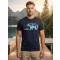 Herren t -Shirt mit kurzen Ärmeln ALTISPORT ALM193129 MEERESBLAU