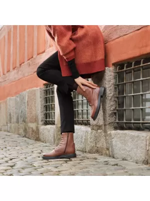 Damen-Stiefeletten GEOX SERILDA HELLBRAUN