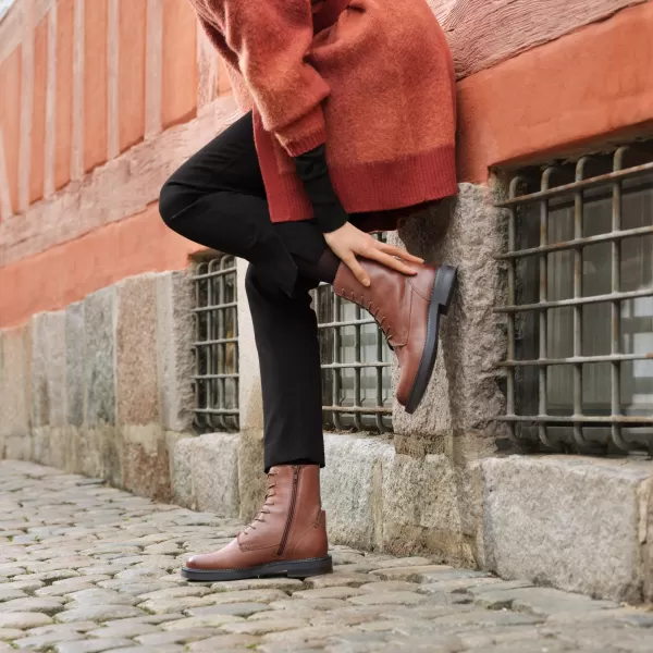  Damen-Stiefeletten GEOX SERILDA HELLBRAUN 