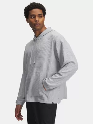 Herren-Sweatshirt UNDER ARMOUR UA RIVAL WAFFLE HOODIE 1383108-011 GRAU