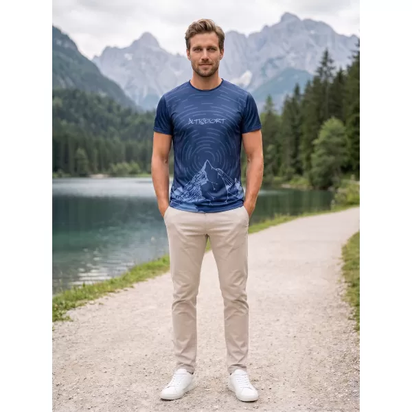  Herren Freizeithemd Premium ALTISPORT VOJ/ALM121TR06 MARINEBLAU 