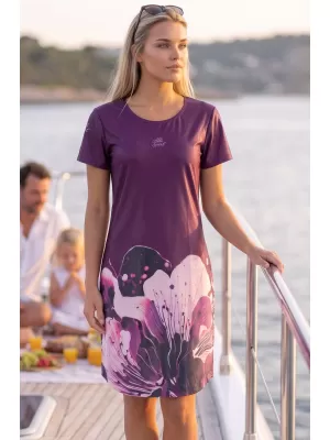 Erweitertes Premium-T-Shirt für Damen ALTISPORT VOJ/ALW090SAT02 BURGUND