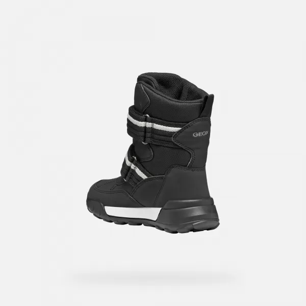  Stiefeletten für Jungen GEOX TREKKYUP ABX J56MBB050FUC9999 SCHWARZ 