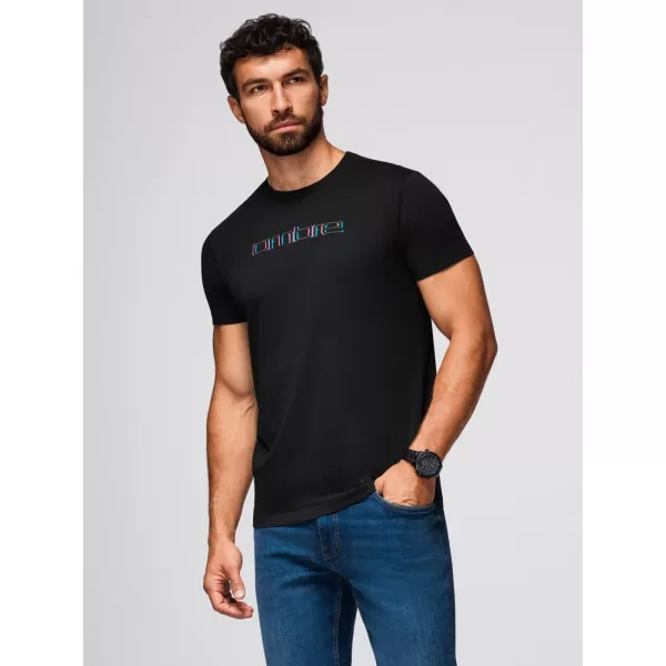  Hemd OMBRE OM-TSPT-0248 SCHWARZ 