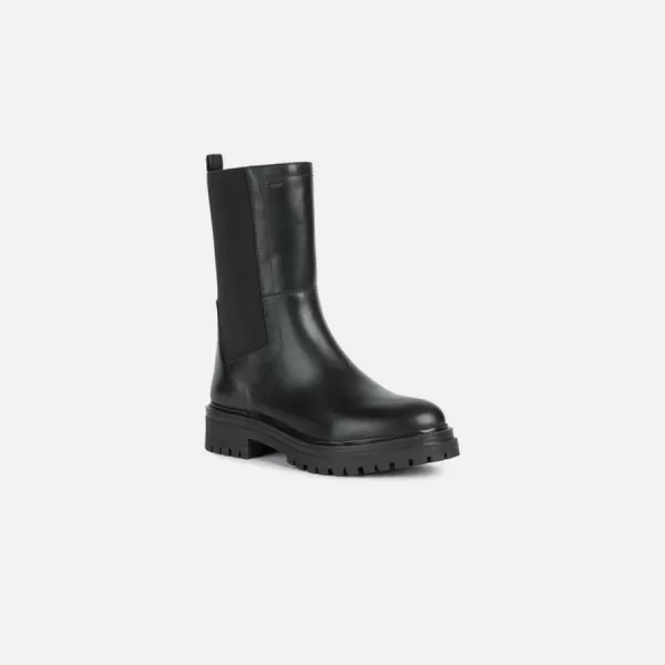 Damen-Schnürschuhe GEOX IRIDEA B ABX SCHWARZ 