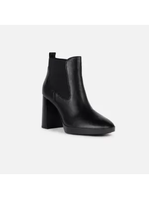 Damen-Schnürschuhe GEOX TEULADA SCHWARZ