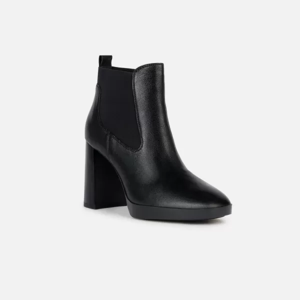  Damen-Schnürschuhe GEOX TEULADA SCHWARZ 