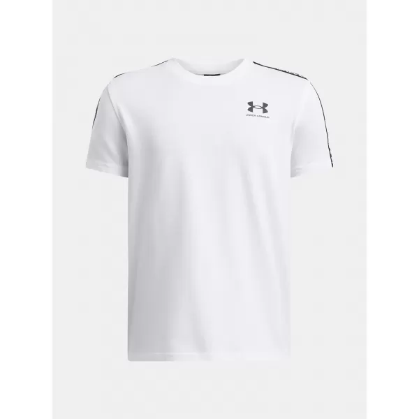  T-Shirt für Jungen UNDER ARMOUR UA B ICON TAPED SS 6001583-100 WEIß 