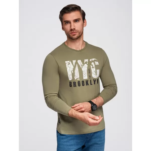  Hemd OMBRE OM-LSPT-0131 OLIVE 