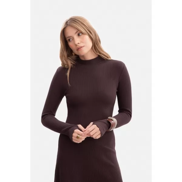 Kleid BEWEAR B299 DUNKLE SCHOKOLADE 