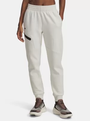 Damen-Jogginghose UNDER ARMOUR UNSTOPPABLE FLC JOGGER 1379846-110 WEIß