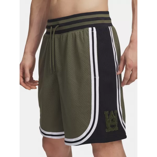  Herrenshorts UNDER ARMOUR UA M COURTSIDE SHORT 6004087-390 GRÜN 