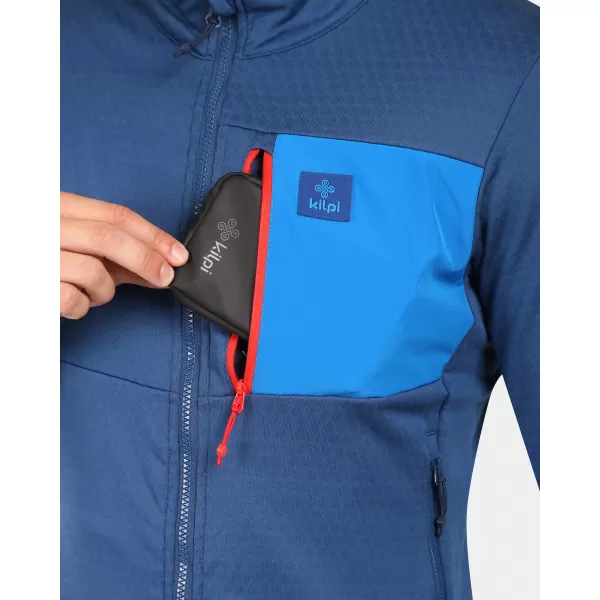  Fleece-Sweatshirt für Herren KILPI ERIN-M ZM0206KI DUNKELBLAU 