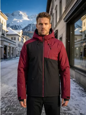 Herren-Winterjacke ALTISPORT GALLUS BURGUND