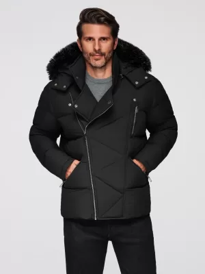 Jacke OMBRE OM-JAHP-0252 SCHWARZ