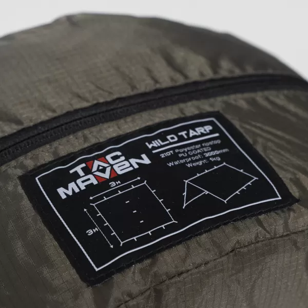  Unterschlupf PENTAGON WILD TARP 3X3M D19026 BRAUNGRAU 
